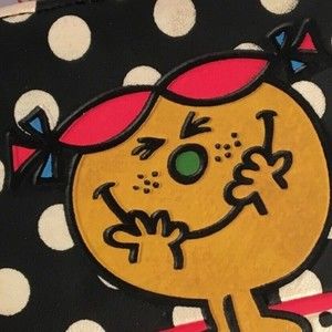 Little Miss Trouble Wallet Coin Purse Excellent Polka Dot ©2007 Retro